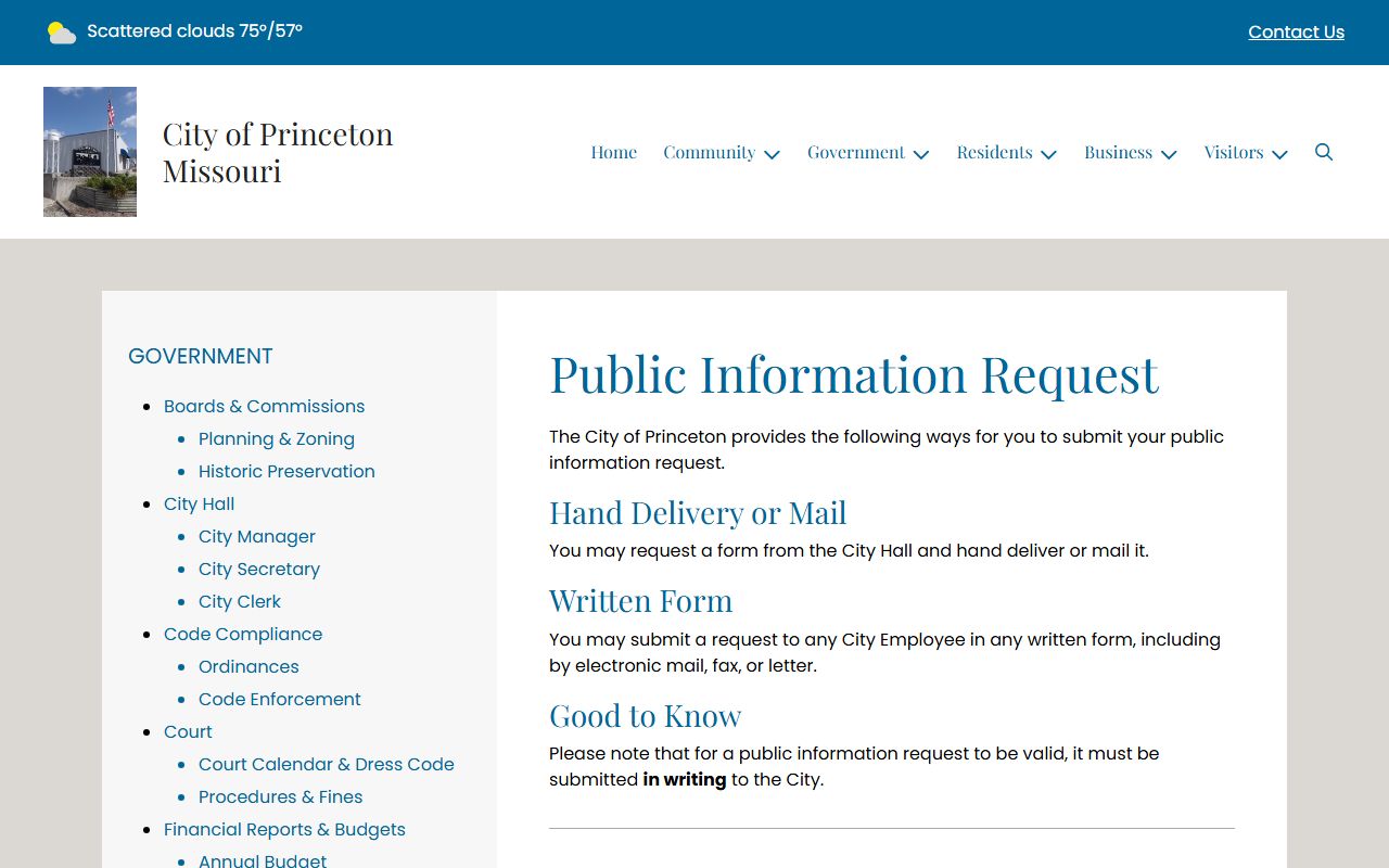 Mercer County Circuit Clerk-Recorder Princeton public information request