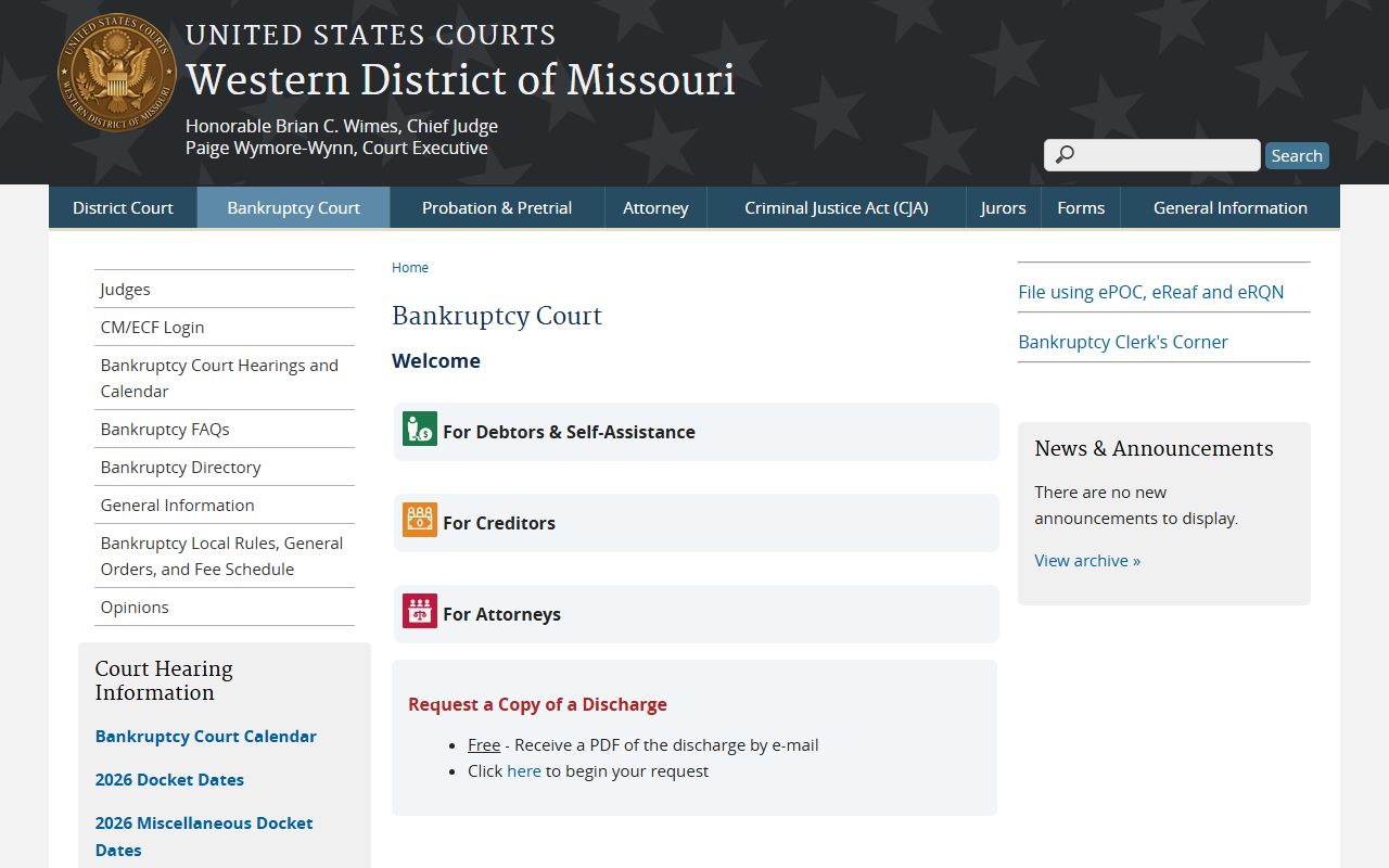 Mercer County Circuit Court Western District bankruptcy access
