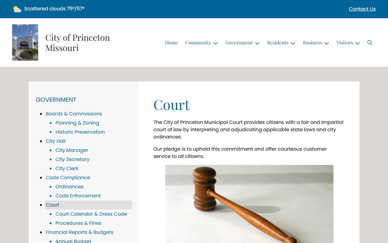 Mercer County court records Princeton Municipal Court source